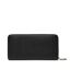 Portefeuille noir femme calvin klein jeans sculpted zip - taille unique-2