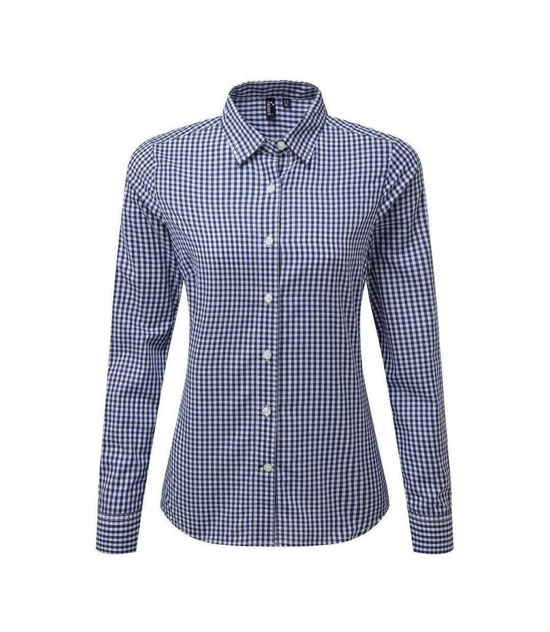 Chemisier Maxton Femme Bleu Marine Blanc Premier-1