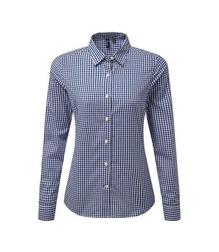 Chemisier Maxton Femme Bleu Marine Blanc Premier
