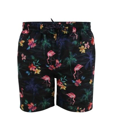 D555 mens campton kingsize flamingo swim shorts black Duke