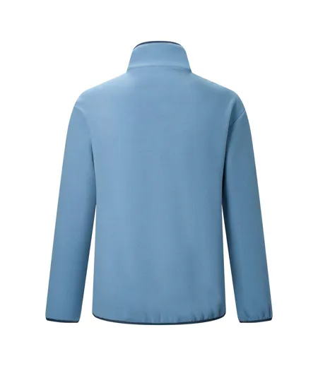 Mens Frankie Full Zip Fleece Jacket Grey Mirage Navy Regatta