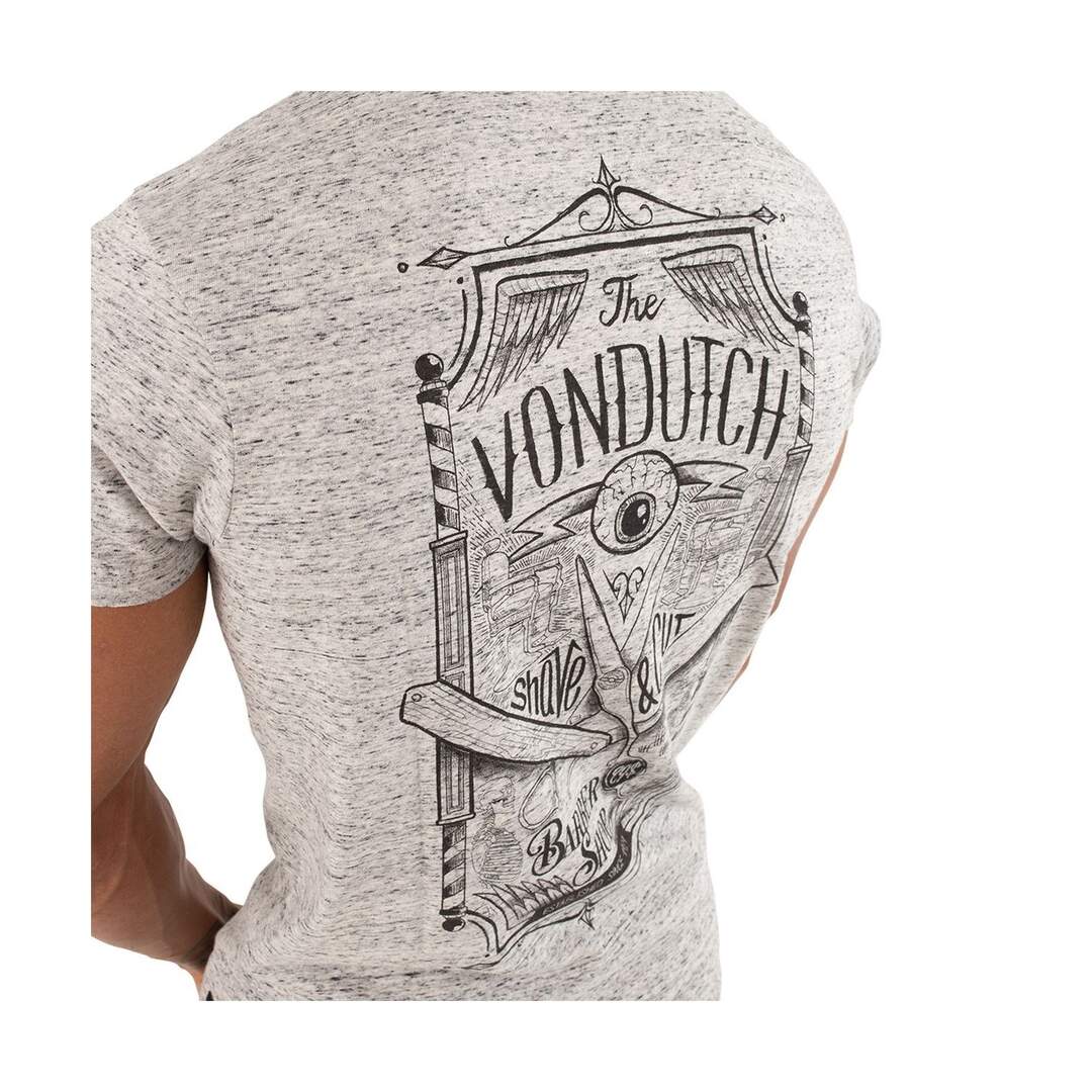 T-shirt col rond regular fit homme en coton Shave Vondutch-2