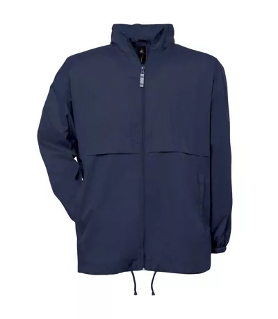 Veste Légère Coupe-vent Hommes Bleu Marine B&C