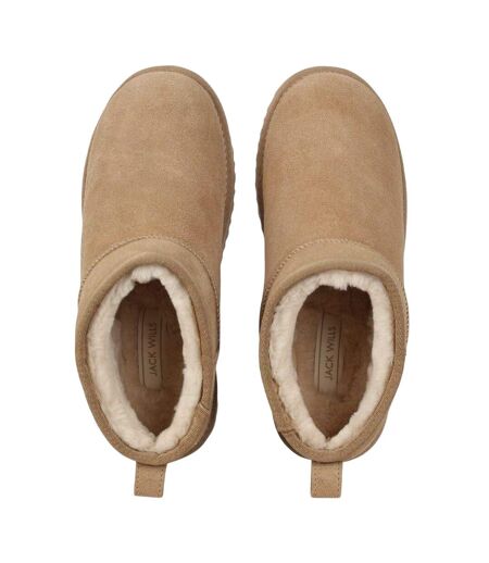 Bottes Coupe Confortable Femme Beige Jack Wills