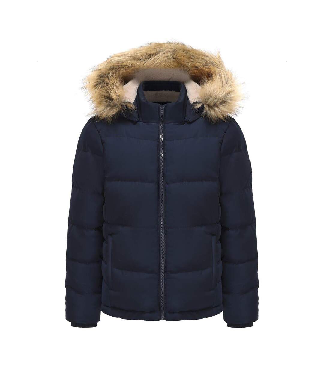 Doudoune Bubble Femme Bleu Marine SoulCal-1