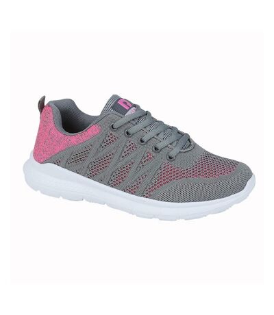 Rdek Womens/Ladies Aurora Sneakers (Pink/Gray) - UTDF2232
