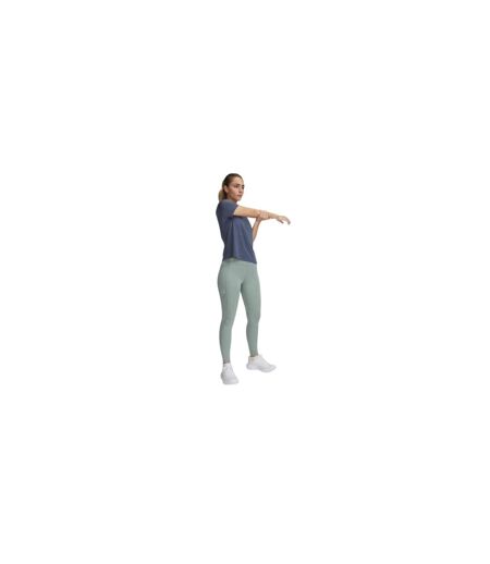 Womens/ladies Fly Fast 3.0 Side Pocket Tight Leggings Green Red Under Armour