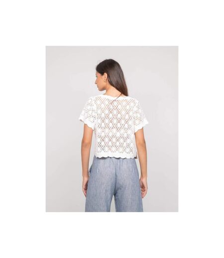 Gilet manches courtes crocket KACHOU - Dona X Lisa