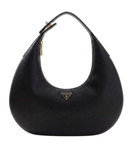Sac Hobo Motif/style En Forme De Croissant Taille Unique Noir Guess