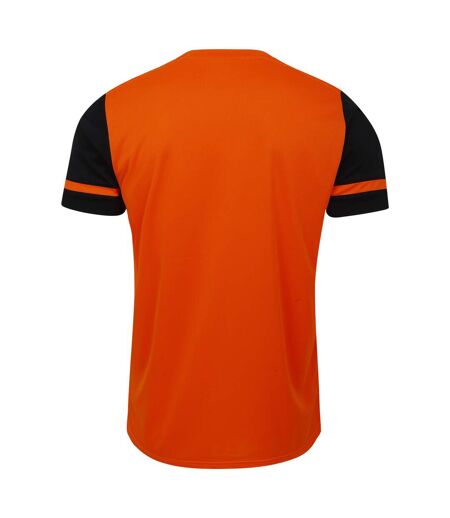 Mens cavelle jersey t-shirt shocking orange/black Umbro