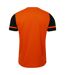 Mens cavelle jersey t-shirt shocking orange/black Umbro-2