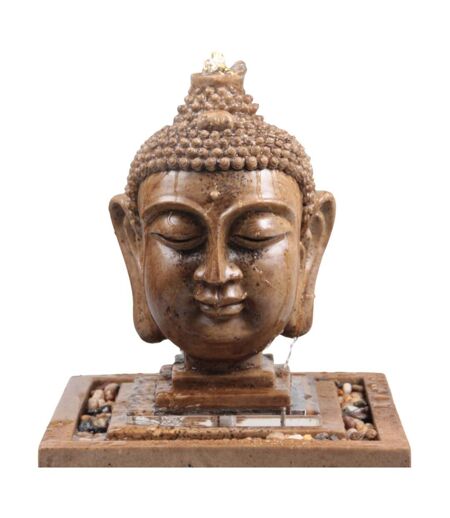 Fontaine tête de bouddha 30 x 30 x 48.5 cm