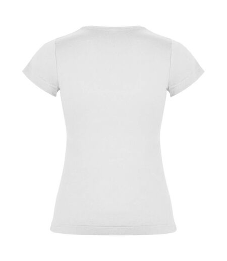 T-shirt jamaica femme blanc Roly