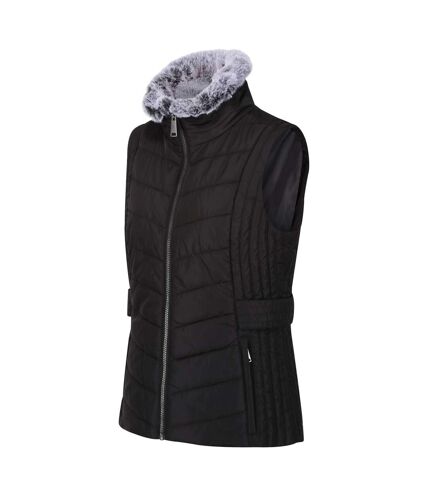 Womens/ladies wildrose baffled gilet black Regatta