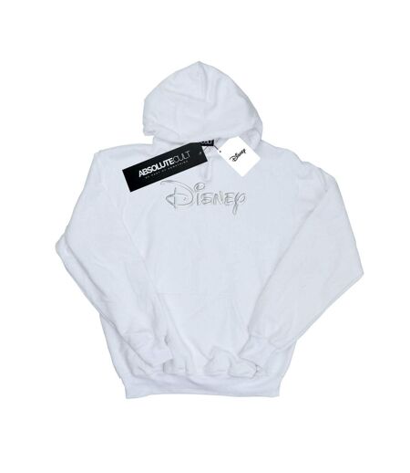 Disney Sweat à capuche avec logo Glacial - Femmes/Ladies (Blanc) - UTBI5990