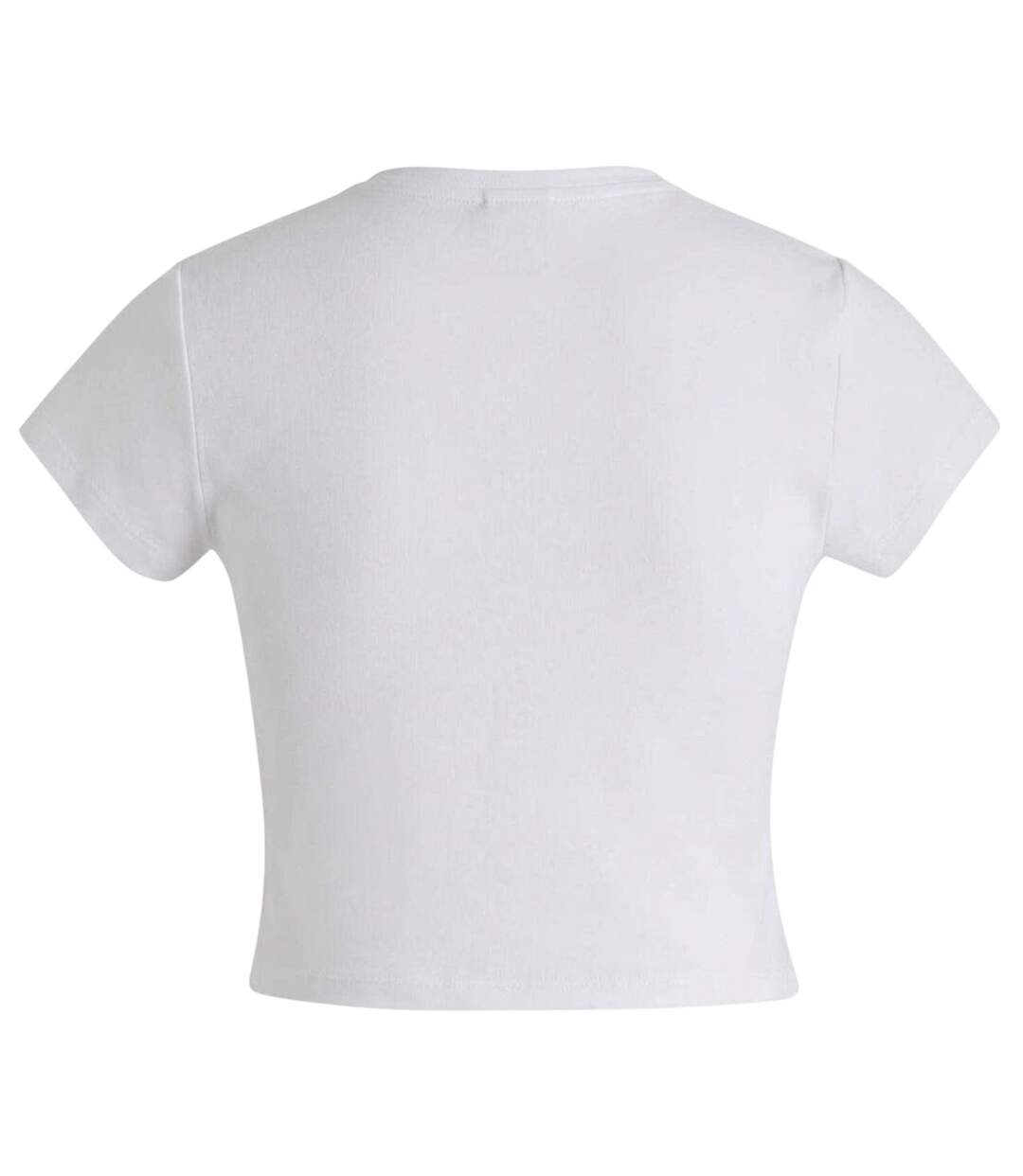 T-shirt Court Femme Blanc Hugo-2