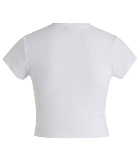 T-shirt Court Femme Blanc Hugo