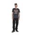 T-shirt homme regular col rond acid wash Leo Vondutch-4