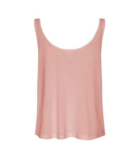 Womens/ladies Triblend Tank Top Dusty Pink Awdis