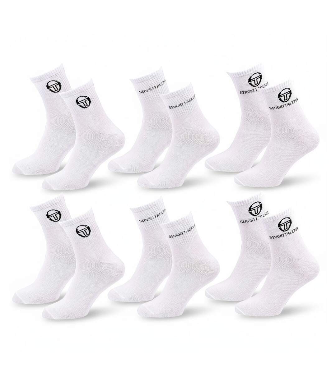 Sergio Tacchini Pack Chaussettes Courte Femme Quarter   Lot de 6-3