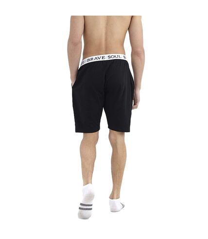 Short de pyjama homme noir Brave Soul