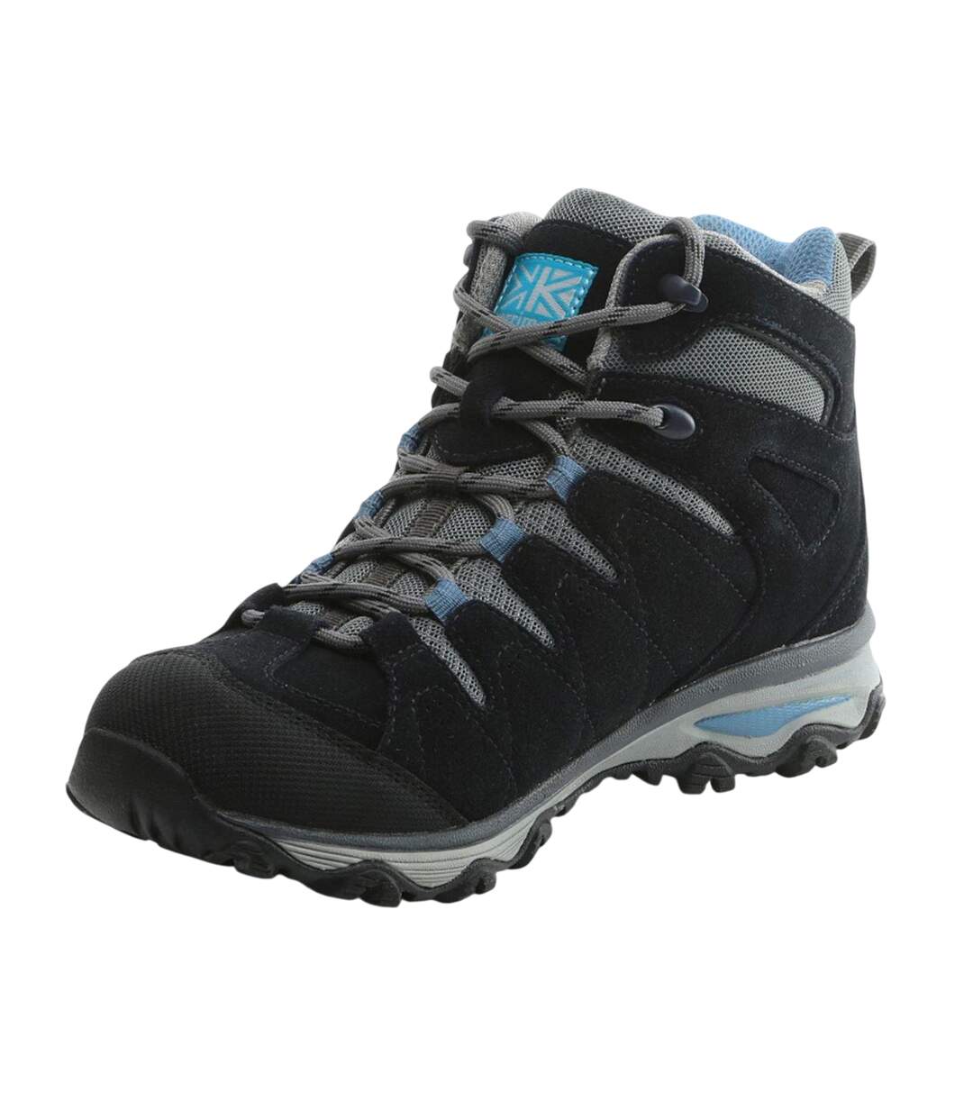 Womens/ladies Rona Leather Hiking Boots Navy Karrimor-3