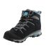 Womens/ladies Rona Leather Hiking Boots Navy Karrimor-3