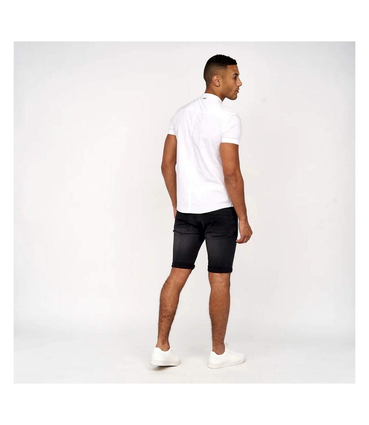 Born Rich Mens Busquets Short-Sleeved Shirt (White)
