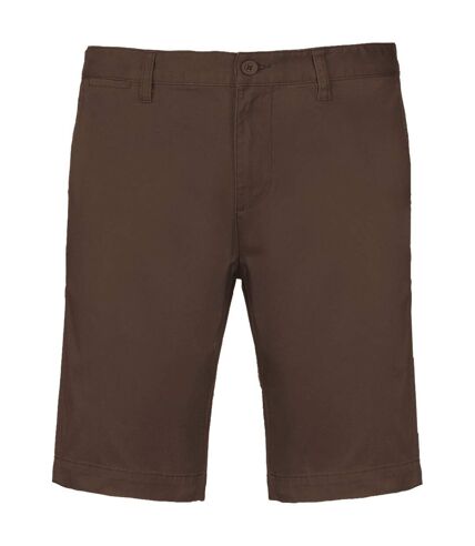 Bermuda chino homme - K750 - marron chocolat