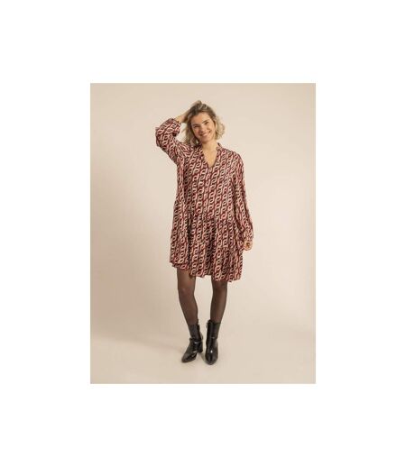 Robe courte à motifs ISCIANE - Dona X Lisa