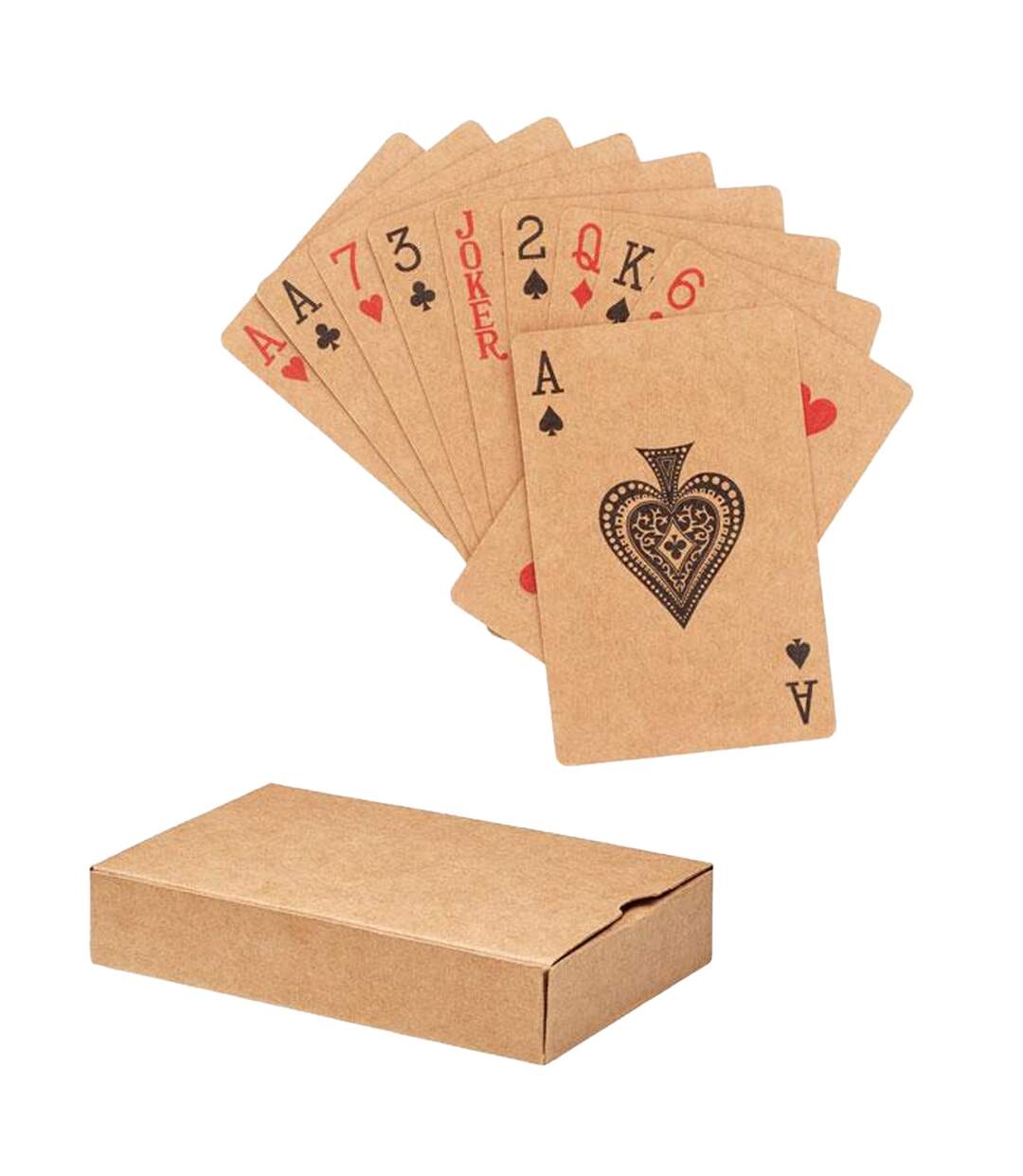 Aruba + recycled paper playing card deck one size beige MidOcean-1