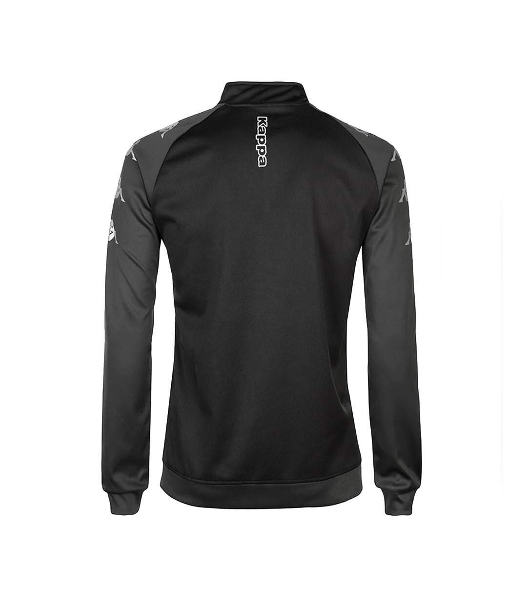 Sweat D'entrainement 1/2 zip Noir Homme Kappa Trieste - S-2