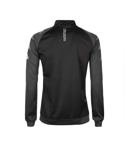 Sweat D'entrainement 1/2 zip Noir Homme Kappa Trieste - M