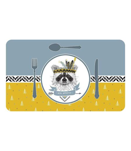Set de Table Enfant Filou 28x44cm Bleu & Jaune