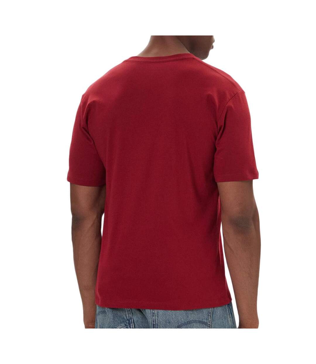 T-Shirt rouge homme pepe jeans eggo-2