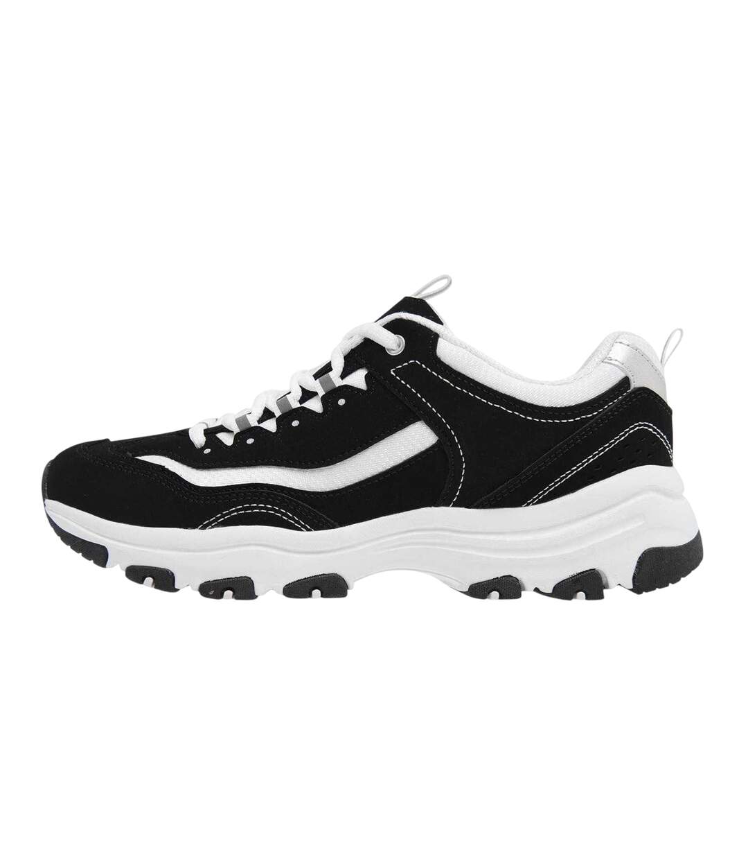 Baskets Icon Dlite Femme Noir Blanc Skechers-3