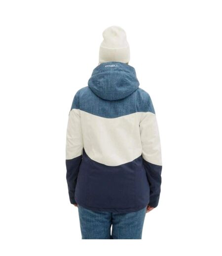 Blouson De Ski Femme Blanc Bleu O´Neill
