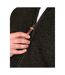 D555 Veste Unie Col Montant Cesar Homme Marron Kaki Noir Chiné Duke-4