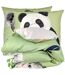 Parure de lit percale de coton PANDA-2