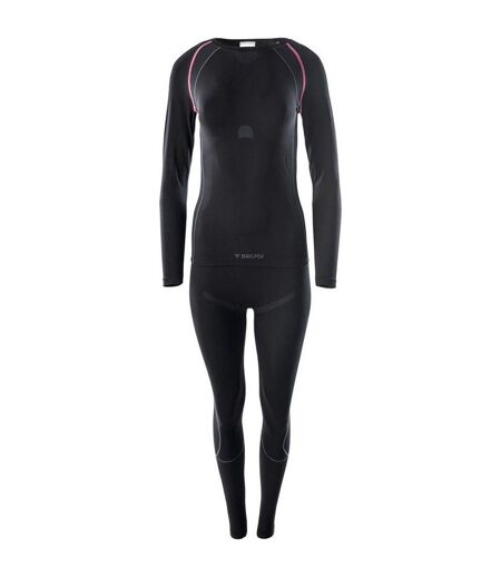 Ensemble Sous-vêtement Thermique 2rcg Femme Noir Brugi