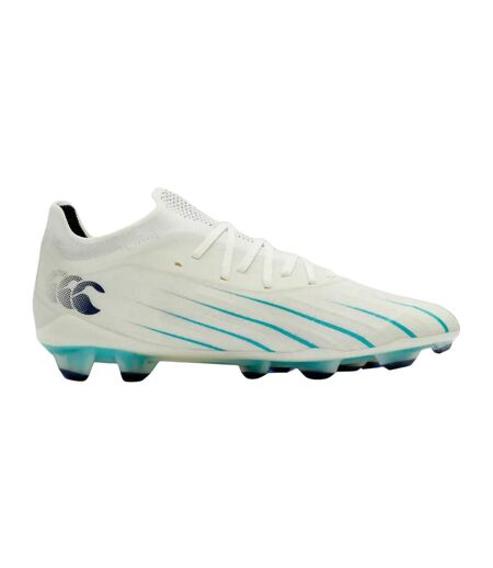Unisex Adult Speed Falcon 2.0 Elite Firm Ground Rugby Boots White Green Canterbury