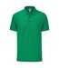 Polo Manches Courtes Homme Vert Chiné Fruit Of The Loom-1