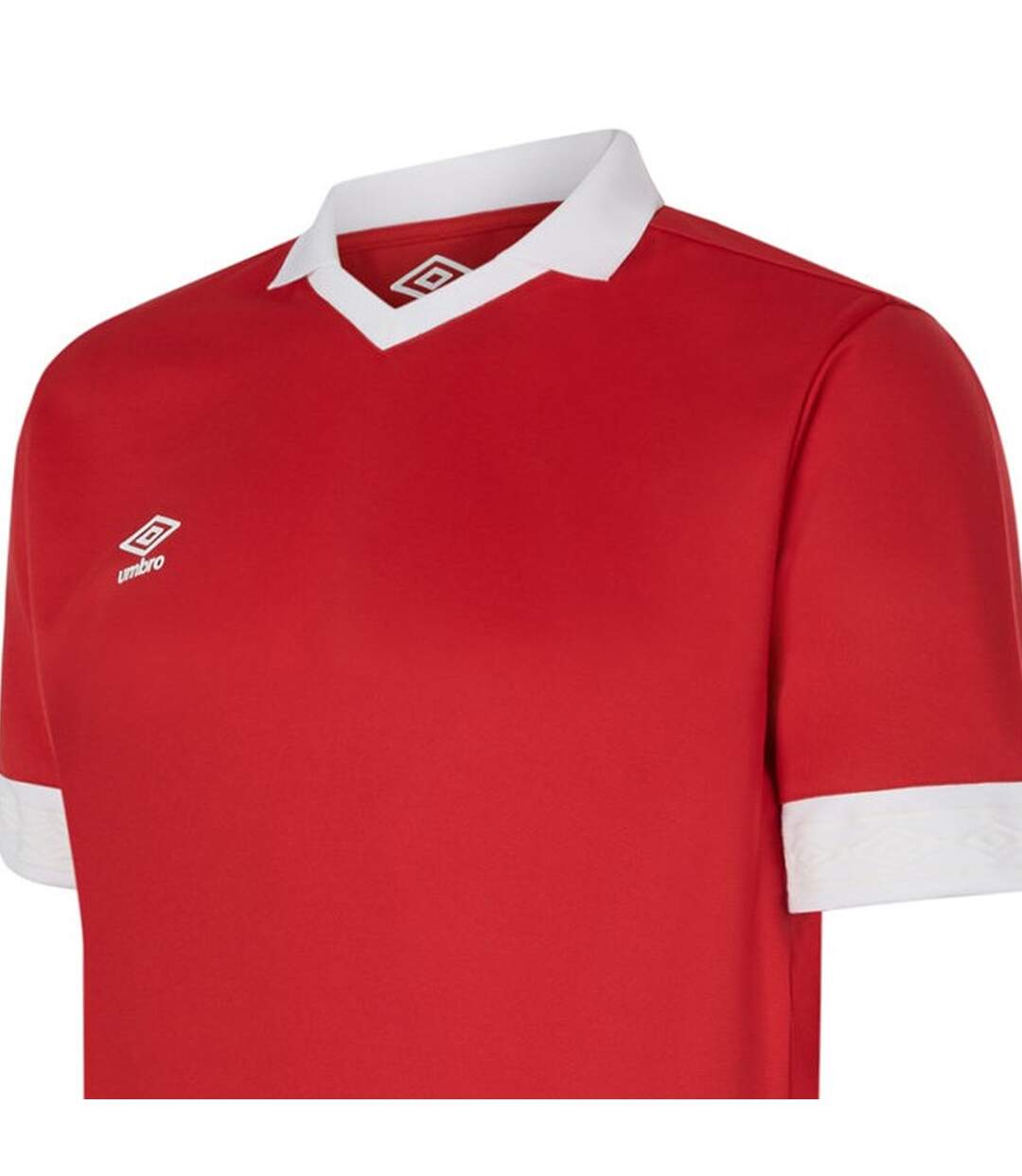 Mens Tempest Jersey Vermillion White Umbro-3