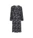 Robe marine femme vila soffen-2