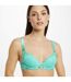 Soutien-gorge ampliforme coque moulée vert Laura