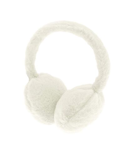 Couvre-oreilles en fausse fourrure taille unique ecru Ribbon