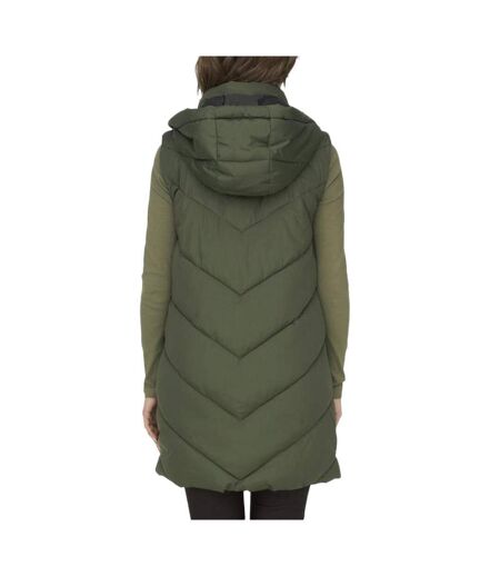 Doudoune sans manche kaki femme jdy padded waistcoat