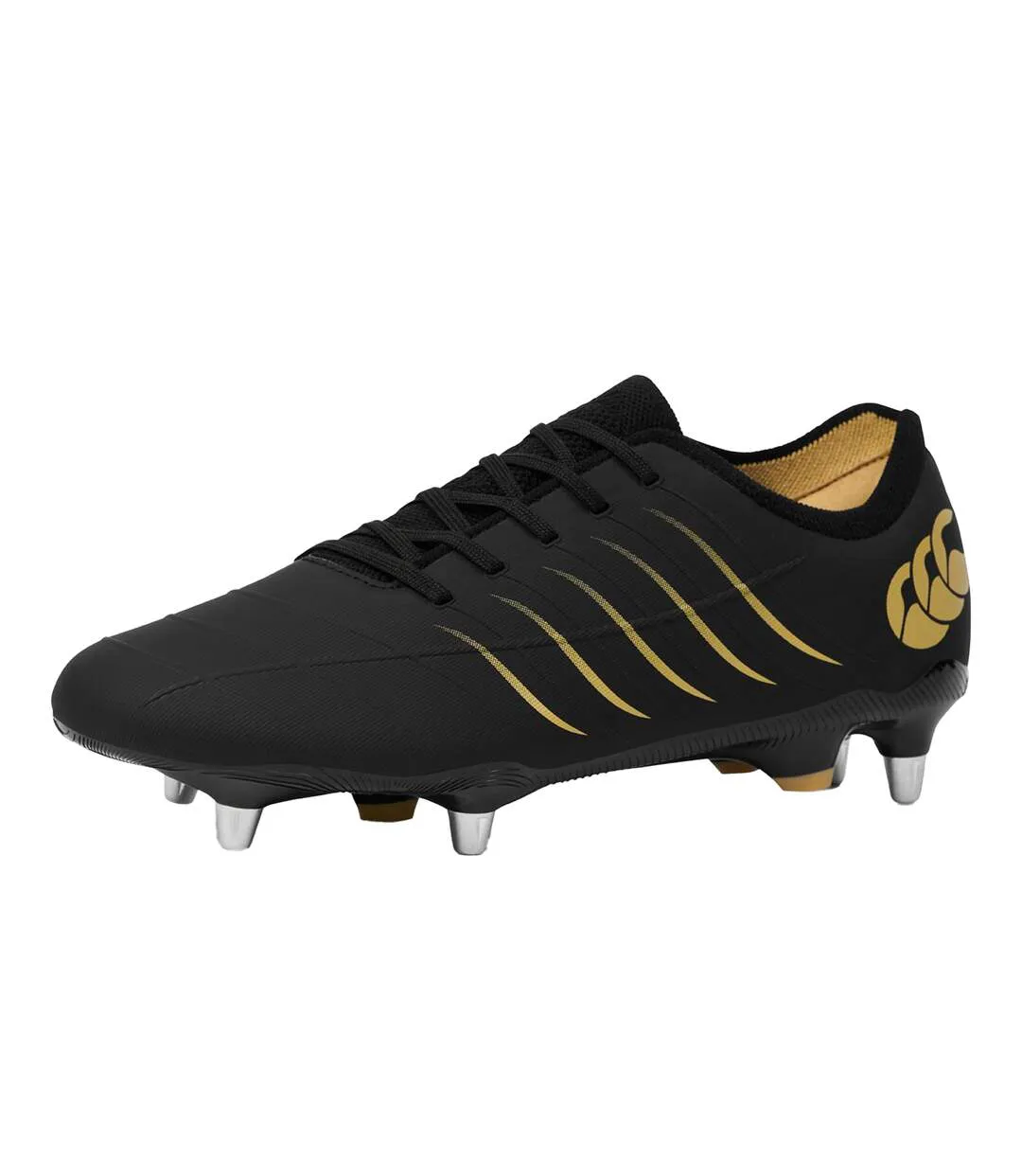 Unisex Adult Phoenix 2.0 Pro Soft Ground Rugby Boots Black Canterbury-1