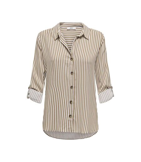 Chemise blanc/camel femme jdy laurel