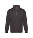 PRO RTX Mens Quarter Zip Sweatshirt (Charcoal) - UTPC5374